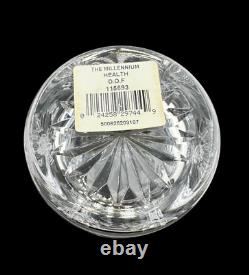 Waterford Crystal Millennium Health Double Old Fashioned Glasses Set Of 2 In Box