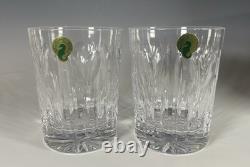 Waterford Crystal Millennium Love Double Old Fashioned Glasses Set Of 2 In Box