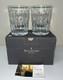 Waterford Crystal Millennium Love Double Old Fashioned Glasses Set of 2 in Box