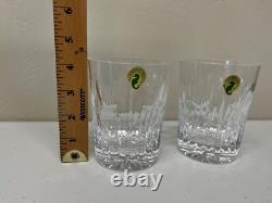 Waterford Crystal Millennium Love Double Old Fashioned Glasses Set of 2 in Box