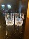 Waterford Crystal Millennium Pair Of Double Old Fashioned Glasses Peace