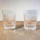 Waterford Crystal Millennium Prosperity Double Old Fashioned Glasses Pair