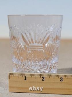 Waterford Crystal Millennium Prosperity Double Old Fashioned Glasses Pair
