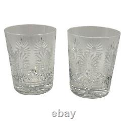 Waterford Crystal Millennium Series Double Old Fashioned Whiskey Glasses