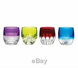 Waterford Crystal Mixology Coloured Double Old Fashioned Glasses