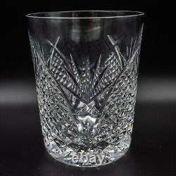 Waterford Crystal Mooncoin Double Old Fashioned Tumbler Glass 4 3/8 FREE SHIP