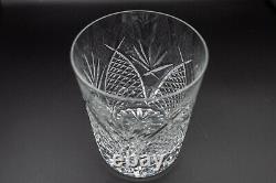 Waterford Crystal Mooncoin Double Old Fashioned Tumbler Glass 4 3/8 FREE SHIP