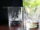 Waterford Crystal NIGHTFALL Whiskey Tumbler Pair Double Old Fashioned