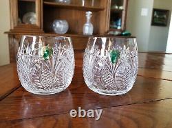 Waterford Crystal New SEAHORSE DOF Double Old Fashioned Pair Ireland