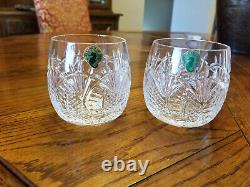 Waterford Crystal New SEAHORSE DOF Double Old Fashioned Pair Ireland