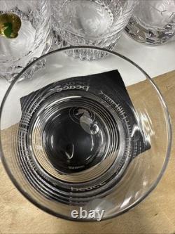 Waterford Crystal Ogham Set Of 4 Tumblers Double Old Fashioned Never Used