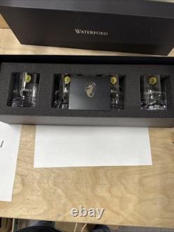 Waterford Crystal Ogham Set Of 4 Tumblers Double Old Fashioned Never Used