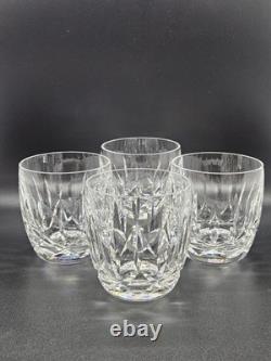 Waterford Crystal Old Fashioned KILDARE Tumbler Glasses 9oz Set Of 4 Heavy