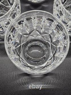 Waterford Crystal Old Fashioned KILDARE Tumbler Glasses 9oz Set Of 4 Heavy