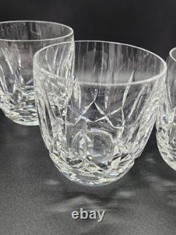 Waterford Crystal Old Fashioned KILDARE Tumbler Glasses 9oz Set Of 4 Heavy