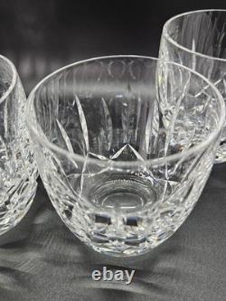 Waterford Crystal Old Fashioned KILDARE Tumbler Glasses 9oz Set Of 4 Heavy