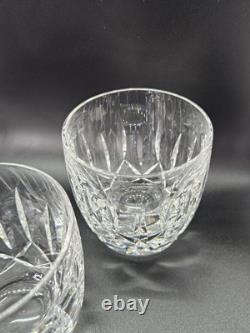 Waterford Crystal Old Fashioned KILDARE Tumbler Glasses 9oz Set Of 4 Heavy