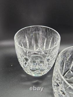 Waterford Crystal Old Fashioned KILDARE Tumbler Glasses 9oz Set Of 4 Heavy