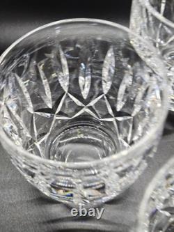 Waterford Crystal Old Fashioned KILDARE Tumbler Glasses 9oz Set Of 4 Heavy