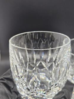 Waterford Crystal Old Fashioned KILDARE Tumbler Glasses 9oz Set Of 4 Heavy