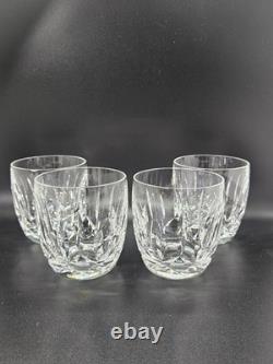 Waterford Crystal Old Fashioned KILDARE Tumbler Glasses 9oz Set Of 4 Heavy