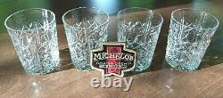 Waterford Crystal PGA Michelob Kingsmill VA Double Old Fashioned Whisky Tumblers