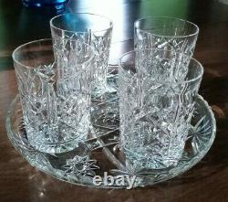 Waterford Crystal PGA Michelob Kingsmill VA Double Old Fashioned Whisky Tumblers