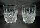 Waterford Crystal Pair of Glenmede Double Old Fashioned Glasses
