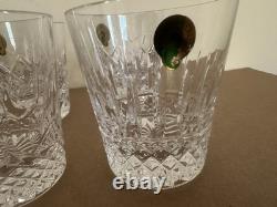 Waterford Crystal Pattern of the Sea Double Old Fashioned Glass Set of 6