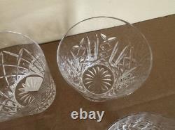 Waterford Crystal Pattern of the Sea Double Old Fashioned Glass Set of 6