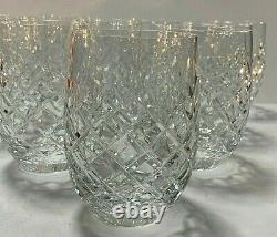 Waterford Crystal Powerscourt Double Old Fashioned Glasses Set Of 10