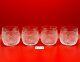 Waterford Crystal SEAHORSE Double Old Fashioned Glasses Set of 4 NWOT