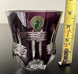 Waterford Crystal SIMPLY LILAC Double Old-Fashioned Glasses Set of Two
