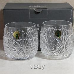 Waterford Crystal Seahorse Double Old Fashioned -Pair, 3.5H -withBox