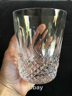 Waterford Crystal Set Of 3 Colleen Double Old Fashioned Tumblers Glasses 4 3/8