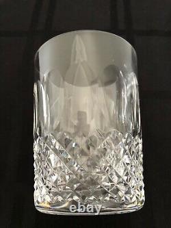 Waterford Crystal Set Of 3 Colleen Double Old Fashioned Tumblers Glasses 4 3/8