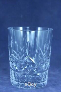 Waterford Crystal Set of 4 LISMORE 4 Double Old Fashioned 12 oz Glasses