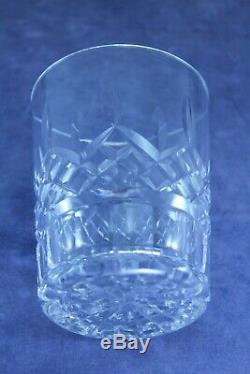 Waterford Crystal Set of 4 LISMORE 4 Double Old Fashioned 12 oz Glasses