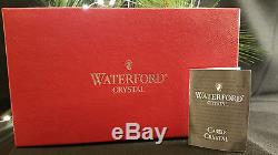 Waterford Crystal Snow Crystals Dof Double Old Fashioned Pair Nib Aqua Glasses