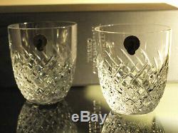 Waterford Crystal Wave Tumbler Double Old Fashioned Pair Brand New Boxed