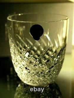 Waterford Crystal Wave Tumbler Pair Double Old Fashioned Brand New in Box