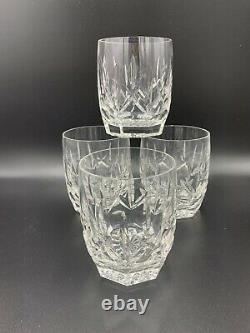 Waterford Crystal Westhampton Decanter 4 Double Old Fashioned Whiskey Glasses