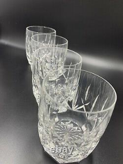 Waterford Crystal Westhampton Decanter 4 Double Old Fashioned Whiskey Glasses