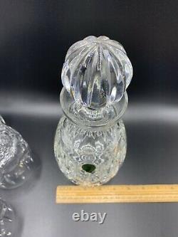 Waterford Crystal Westhampton Decanter 4 Double Old Fashioned Whiskey Glasses