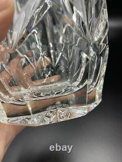 Waterford Crystal Westhampton Decanter 4 Double Old Fashioned Whiskey Glasses