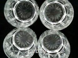 Waterford Crystal Westhampton Double Old Fashioned Glass Set Of 4