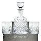 Waterford Crystal Woodmont 3-Piece Decanter & Double Old Fashioned DOF Glasses