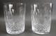 Waterford Cut Crystal 4 3/8 Double Old Fashioned DOF Whiskey Glasses Old Mark