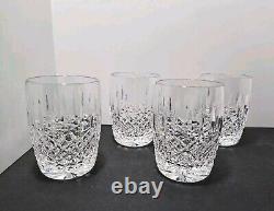 Waterford Cut Crystal Ballybay Double Old Fashioned Tumbler Glass Set of 4 Read