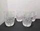 Waterford Cut Crystal Ballybay Double Old Fashioned Tumbler Glass Set of 4 Read